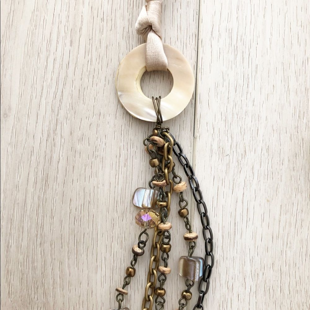 She’ll, Beads And Chain Layer Statement Necklace - image 6